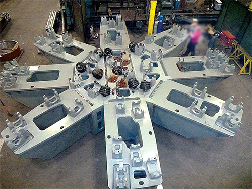 反井鉆機廠家帶您看看最大的天井刀盤 反井鉆機廠家帶您看看最大的天井刀盤